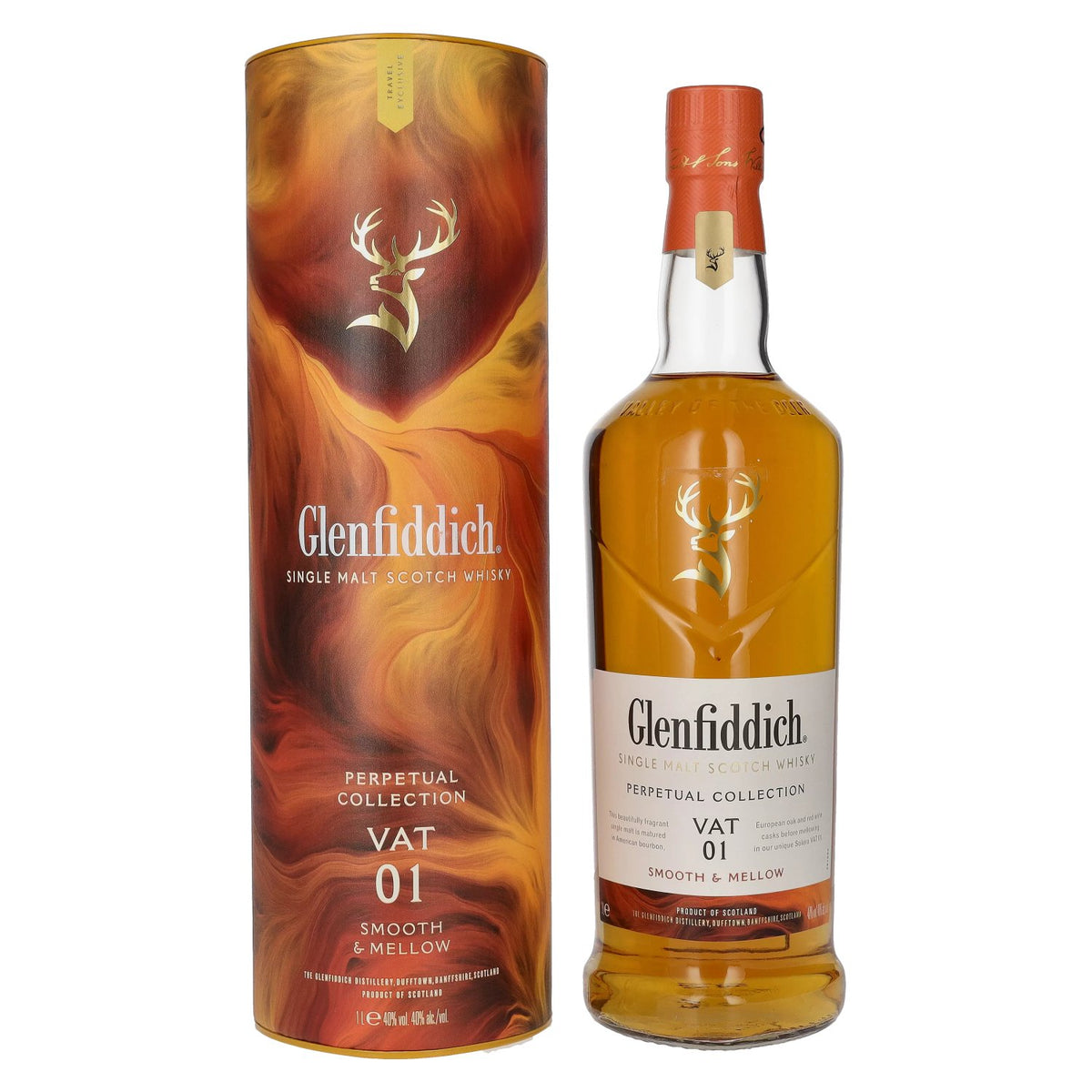 Glenfiddich Perpetual Collection VAT 01 Smooth & Mellow 40% Vol. 1l in gift box