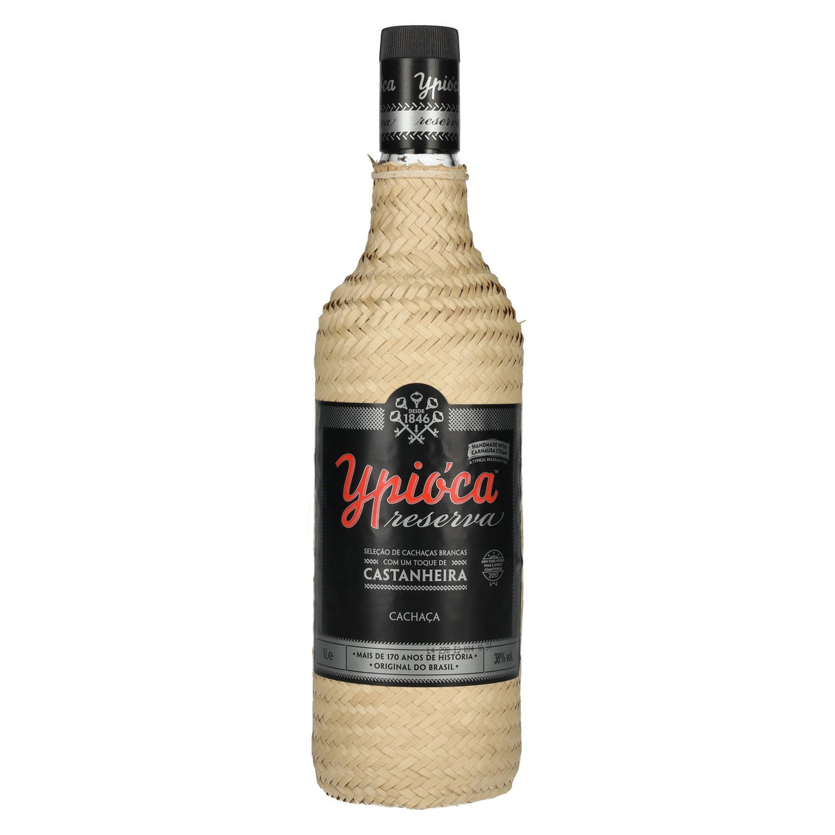 Ypióca Cachaça Castanheira Reserva 38% ABV 1l