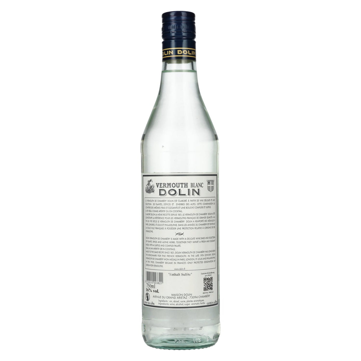 Dolin Vermouth de Chambéry BLANC 16% Vol. 0,75l