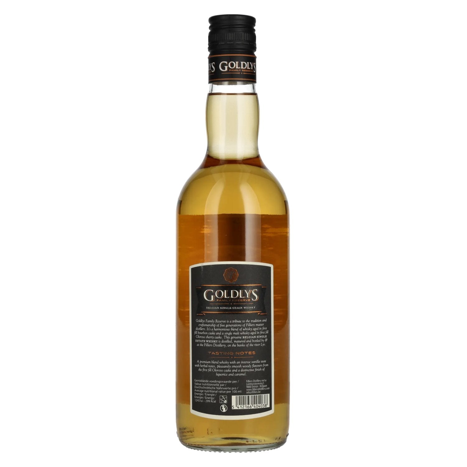 Filliers Goldlys Family Reserve Belgian Single Grain Whisky 40% Vol. 0.7l