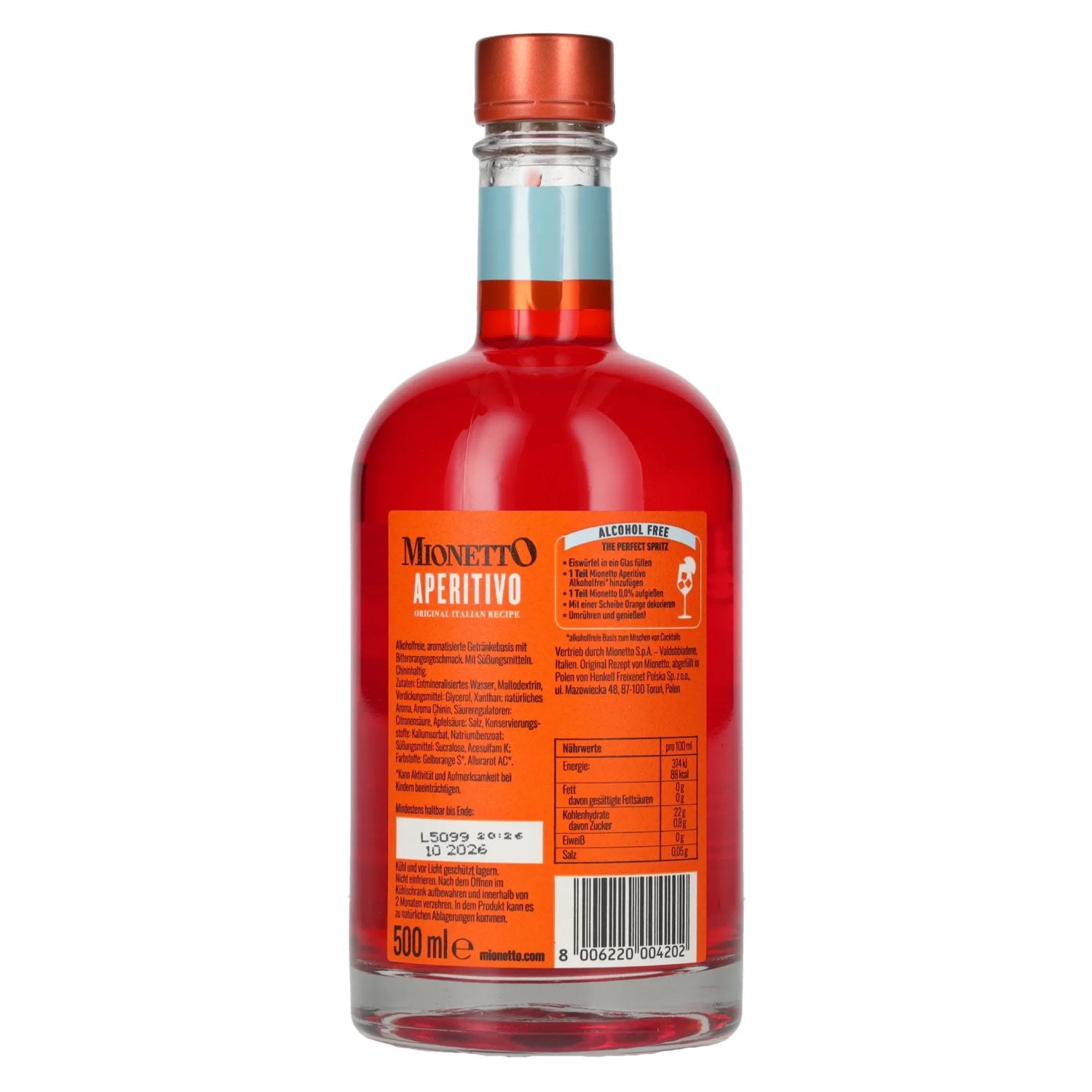 Mionetto Aperitivo Alcohol Free 0,5l