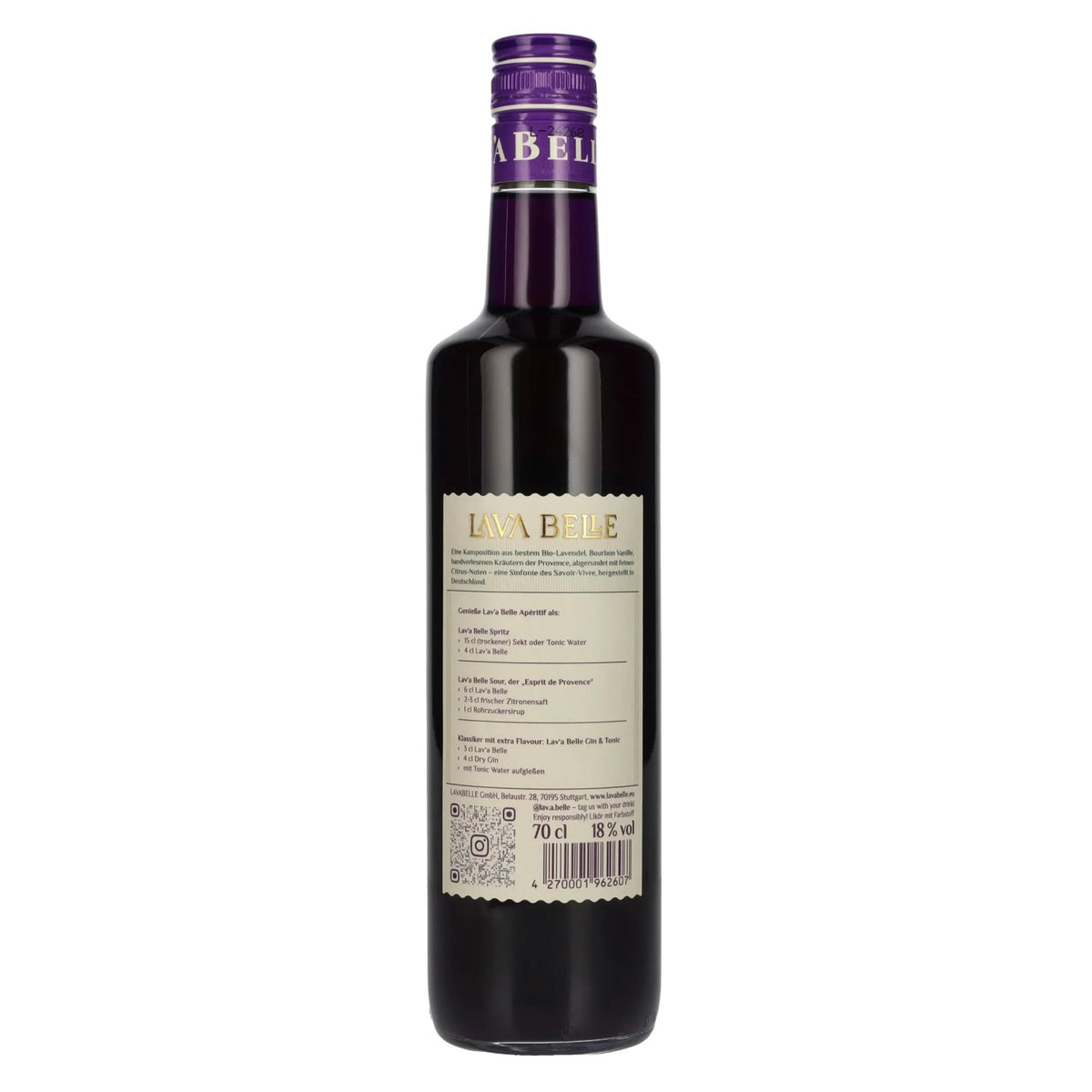 LAV'A BELLE Lavender Aperitif Liqueur 18% vol. 0.7 l