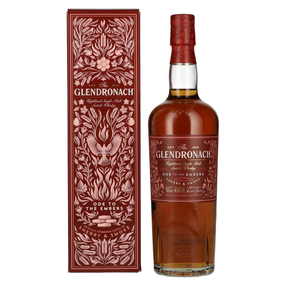 The GlenDronach ODE TO THE EMBERS Highland Single Malt 48.4% Vol. 0.7l in gift box