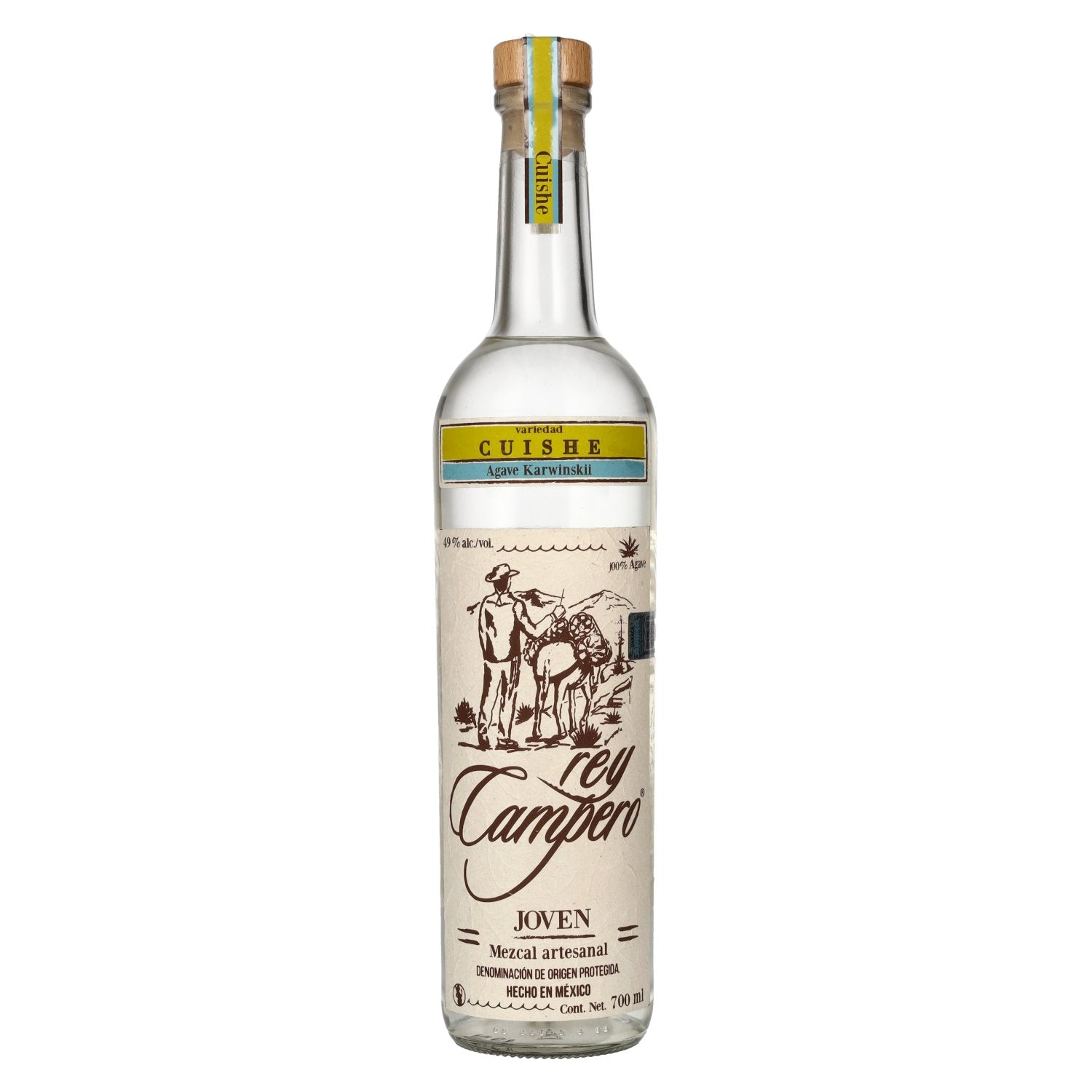 Rey Campero Mezcal CUISHE 49% Vol. 0.7l