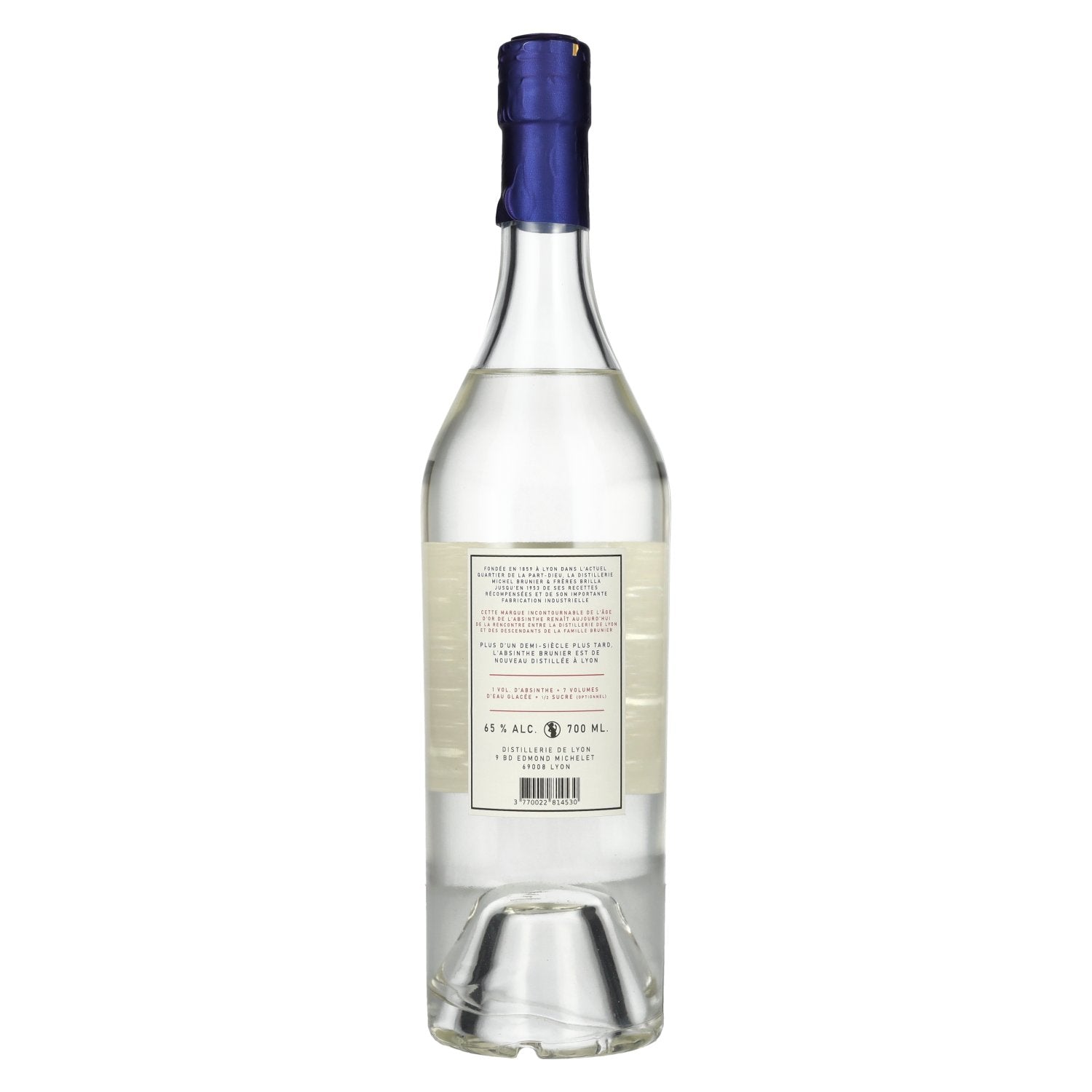 ABSINTHE BRUNIER Michel Brunier & Frères Lyon 65% Vol. 0,7l