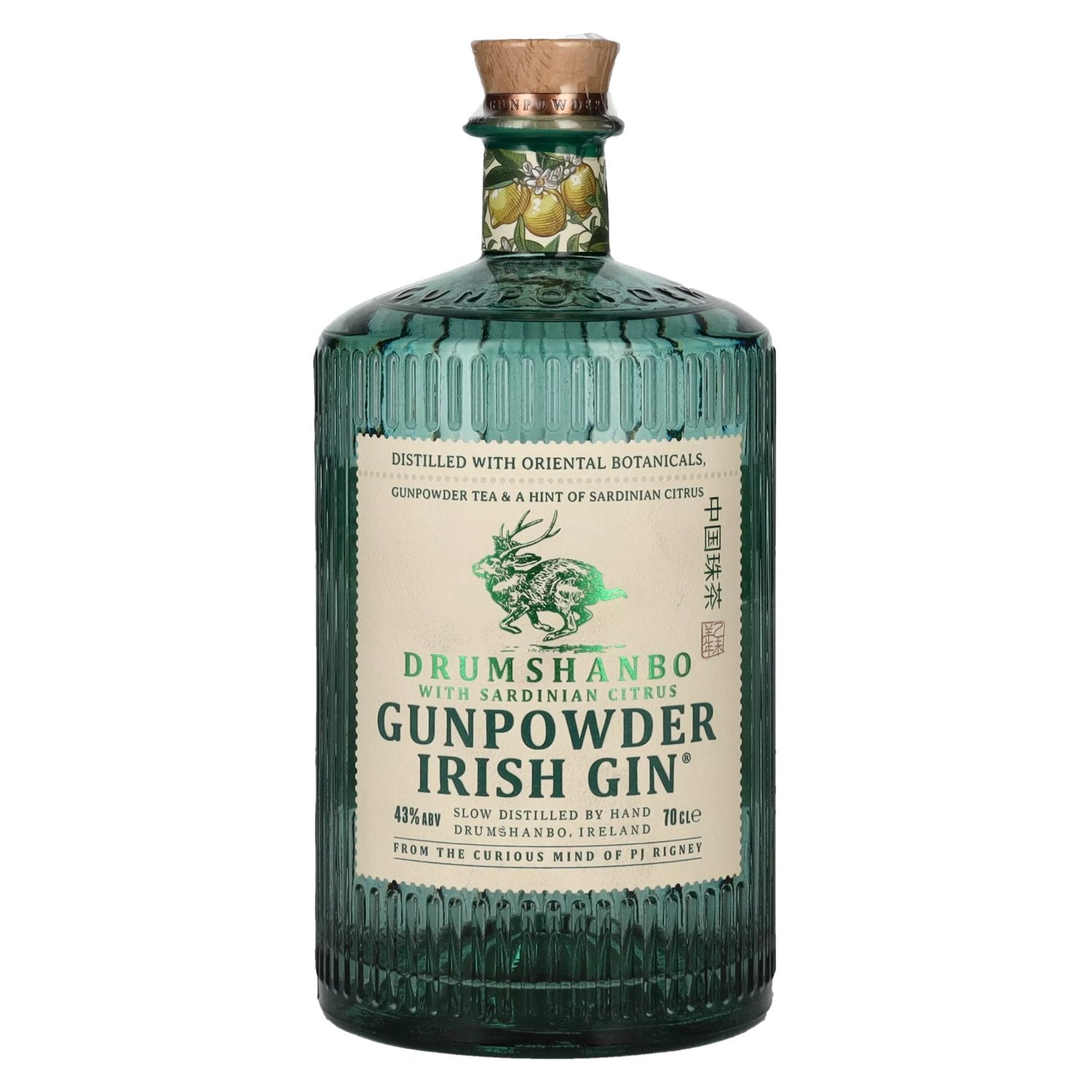 Drumshanbo Gunpowder Irish Gin with Sardinian Citrus 43% Vol. 0.7l
