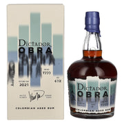 Dictador OBRA VINTAGE 24 Years Old AMERICAN OAK CASK Rum 1999 43% Vol. 0.7L in gift box