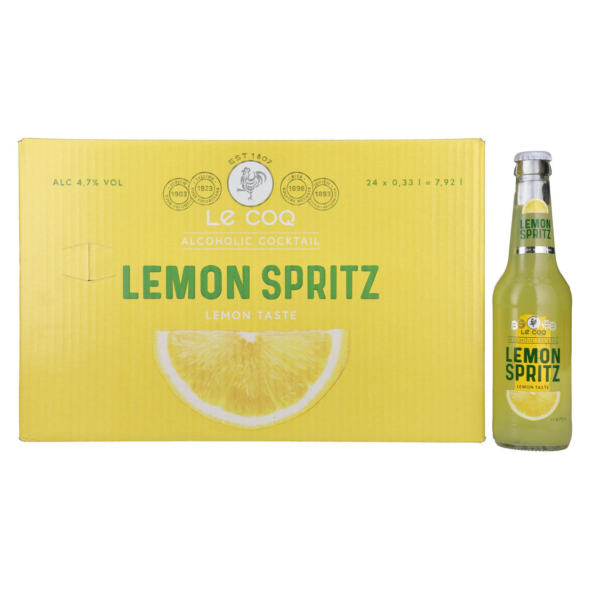 Le Coq LEMON SPRITZ 4.7% ABV 24 x 0.33 l