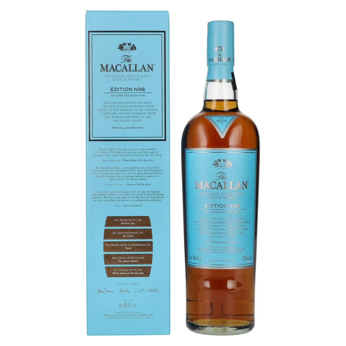 The Macallan EDITION N° 6 Highland Single Malt 48.6% Vol. 0.7L in gift box