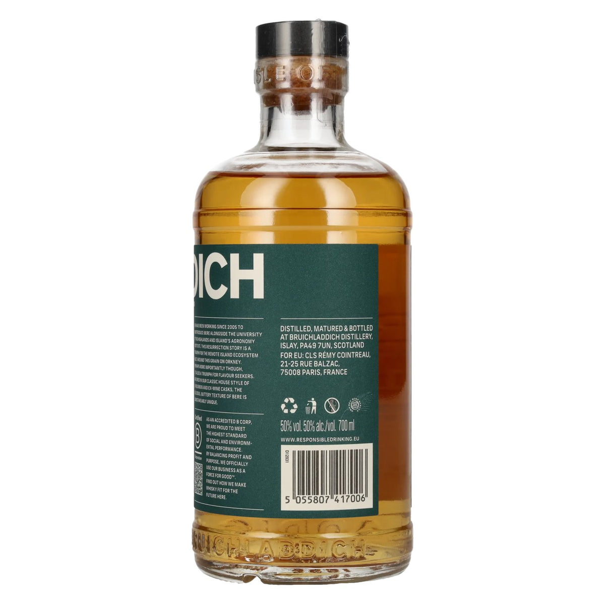 Bruichladdich BERE BARLEY 10 Years Old 2013 50% Vol. 0.7l
