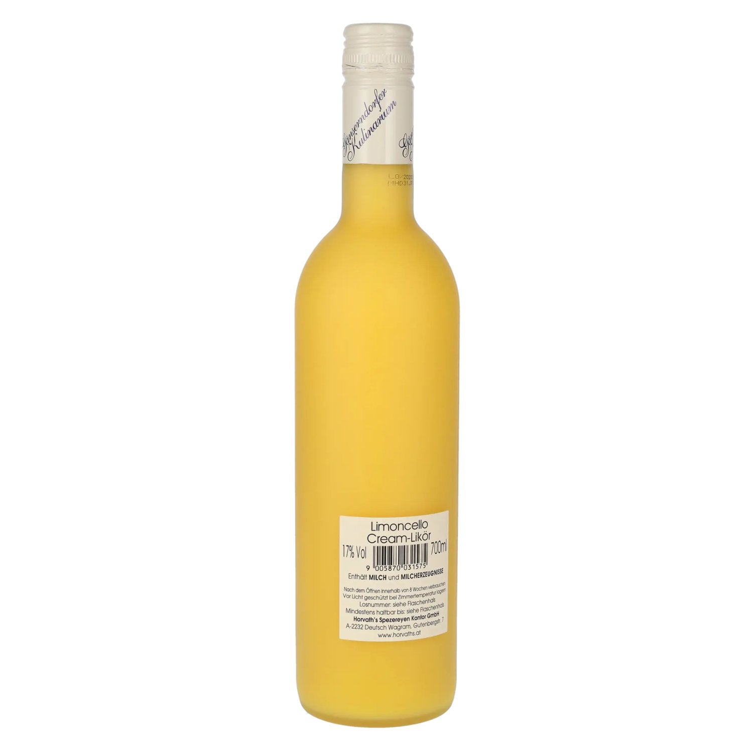 Gänserndorfer Kulinarium Limoncello Cream Liqueur 17% Vol. 0.7l