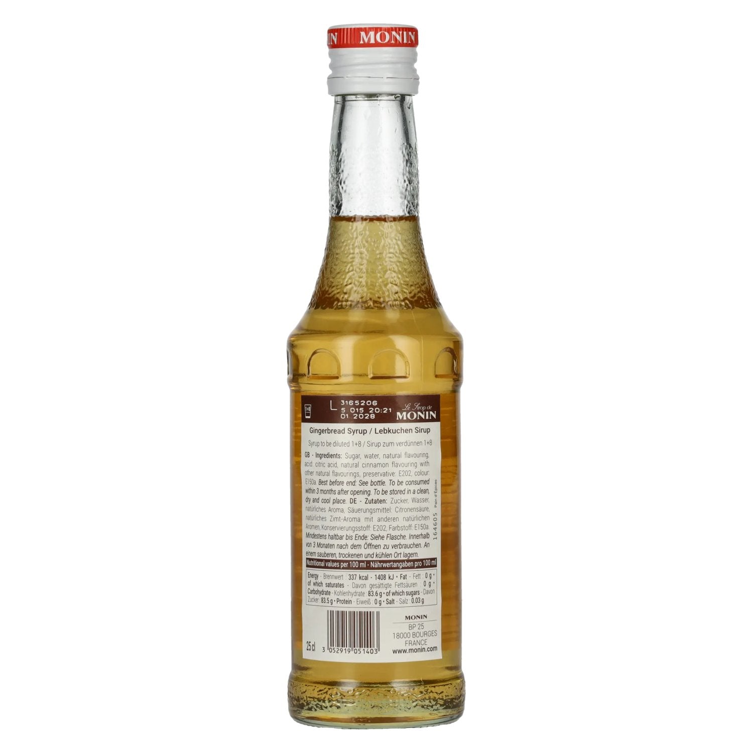 Monin Gingerbread Syrup 0.25l