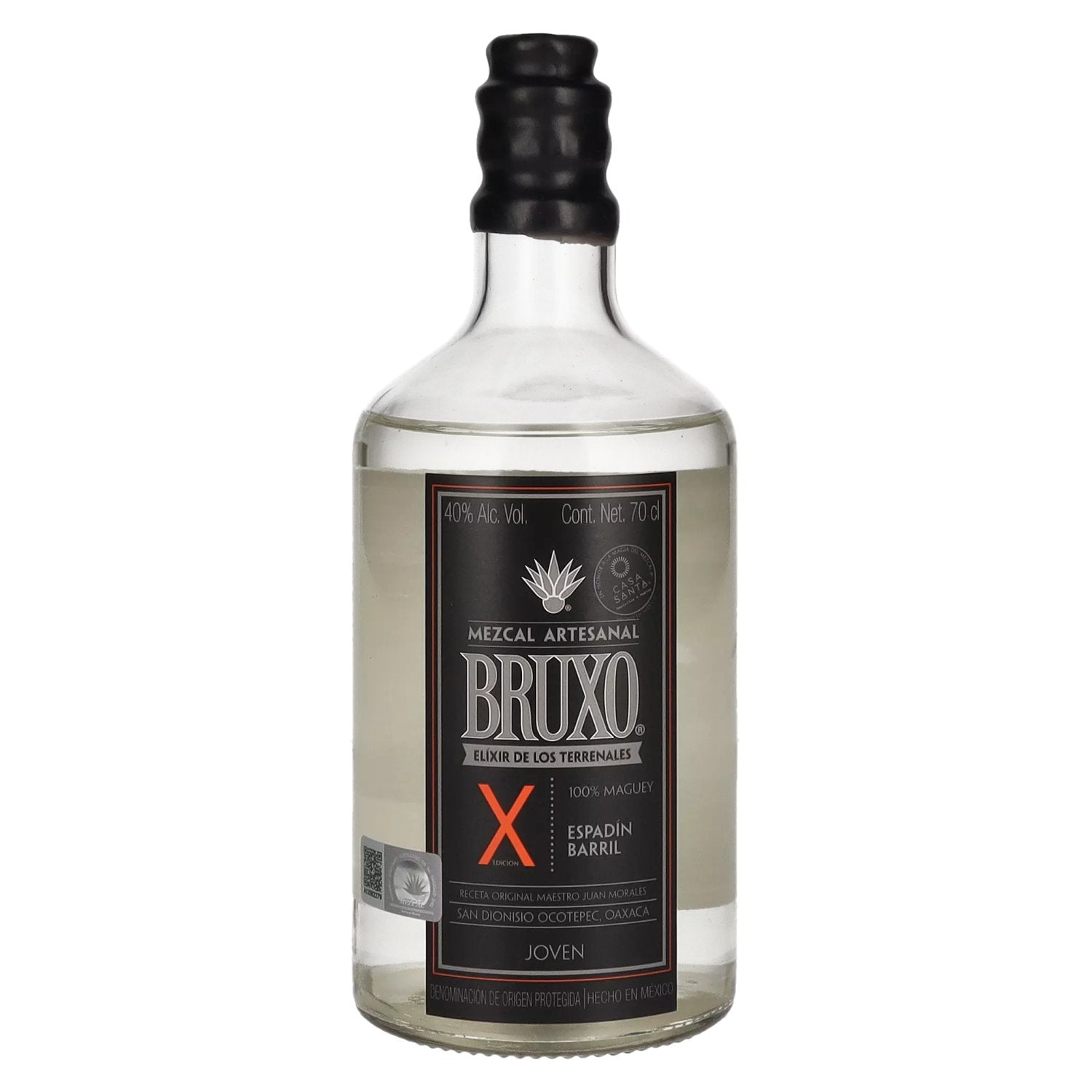 Bruxo X Mezcal Artesanal De Los Terrenales 100% Maguey Espadín Barril 40% Vol. 0.7l