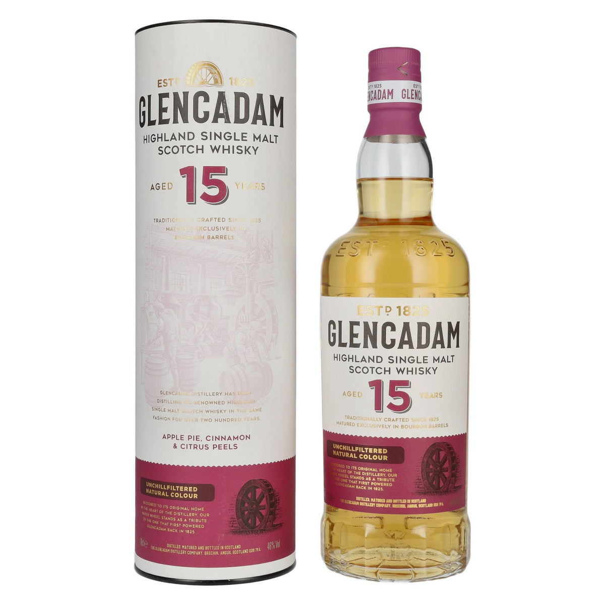 Glencadam 15 Years Old Highland Single Malt Scotch Whisky 46% Vol. 0.7l in gift box