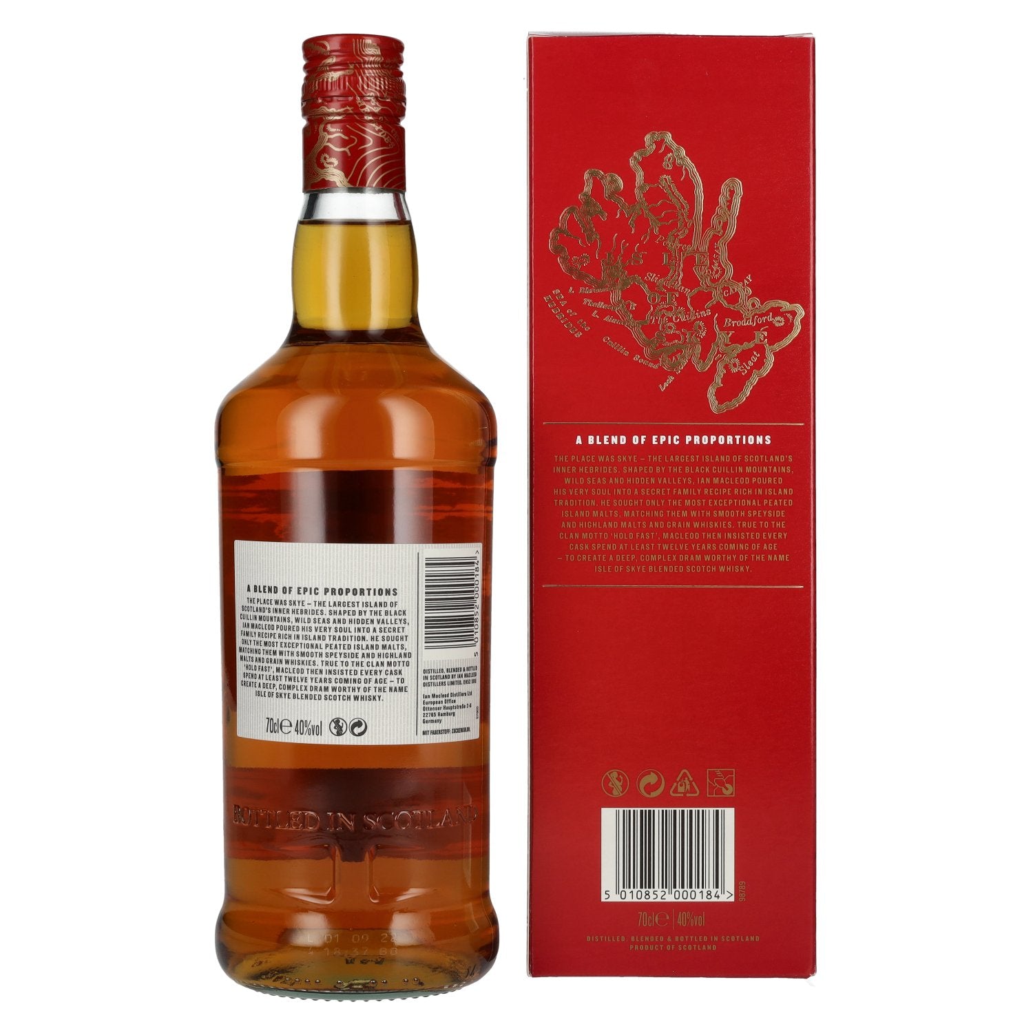 Isle of Skye 12 Years Old Blended Scotch Whisky 40% Vol. 0,7l in Geschenkbox