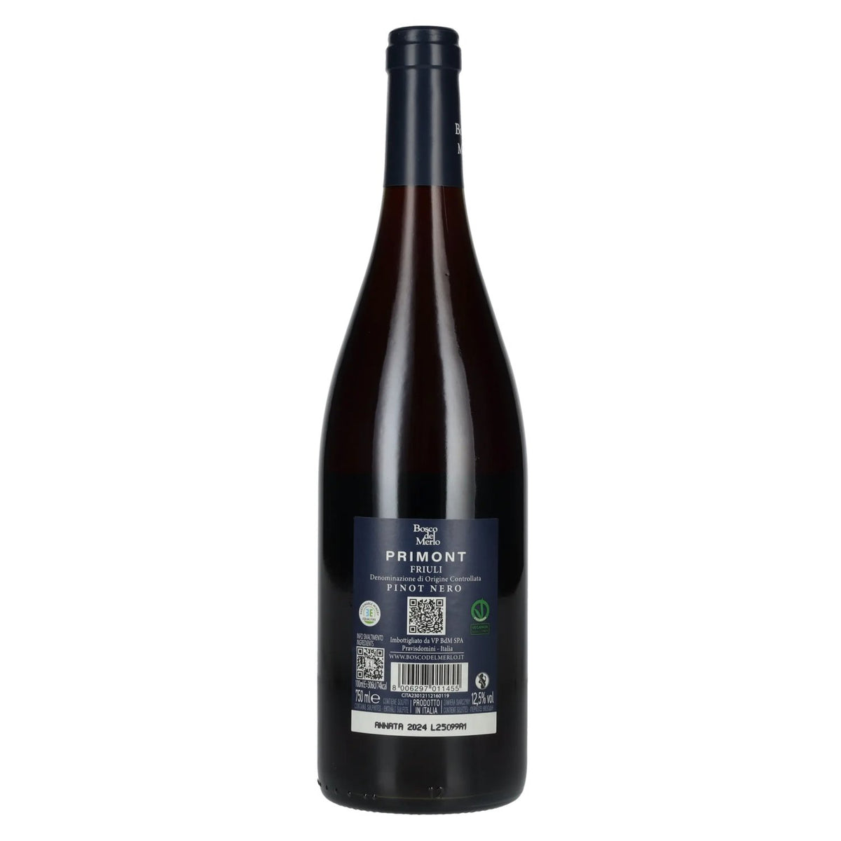 Bosco del Merlo PRIMONT Pinot Nero Friuli DOC 2024 12.5% ABV 0.75l