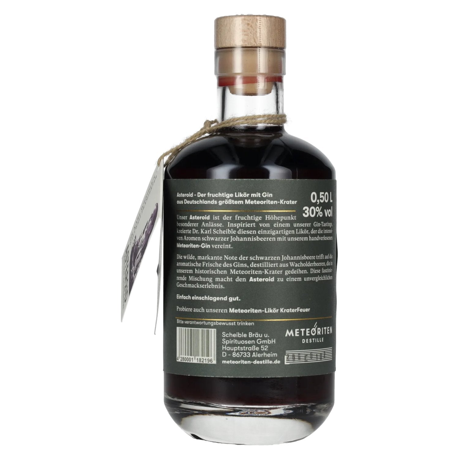 Meteorite Liqueur ASTEROID Blackcurrant 30% Vol. 0.5l