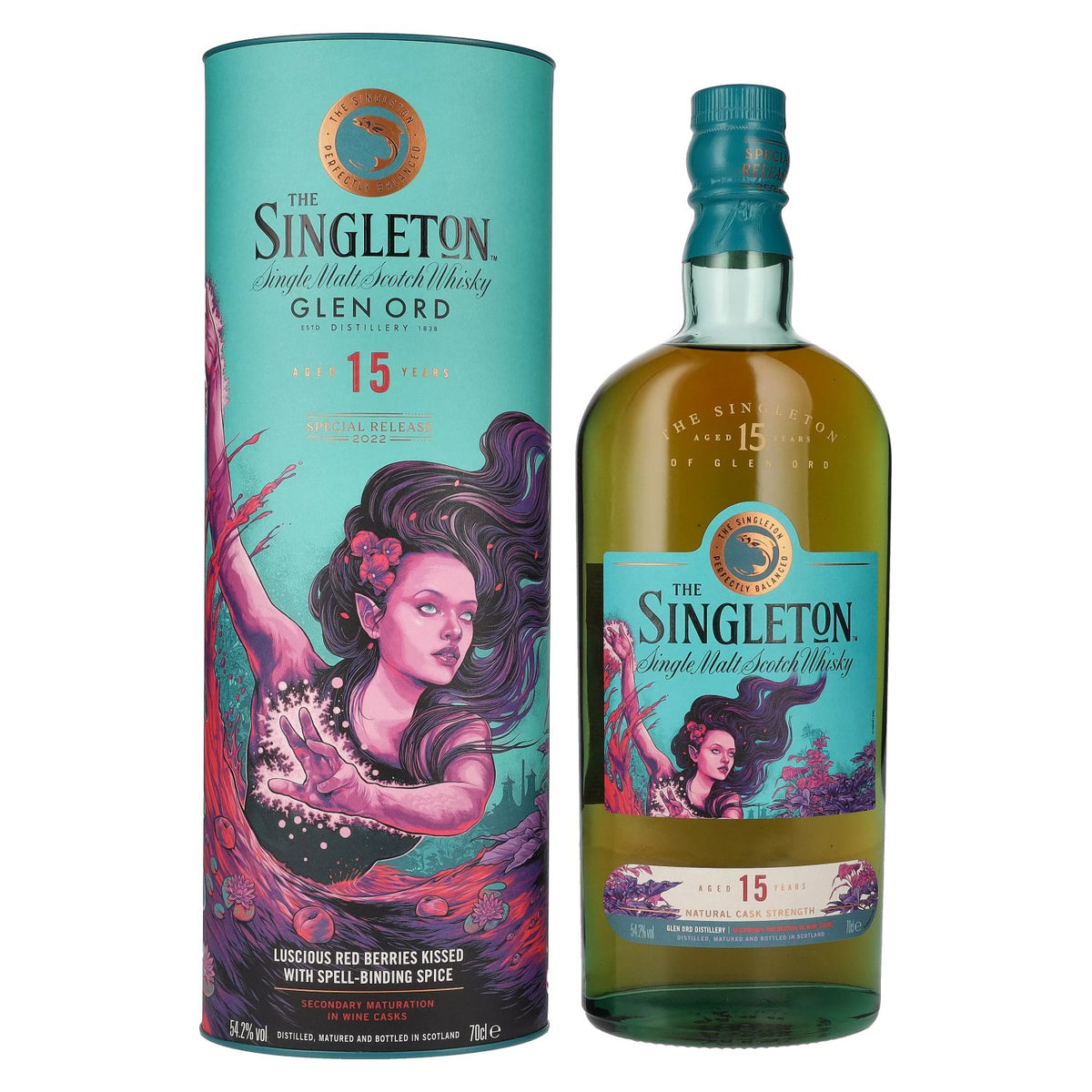 The Singleton GLEN ORD 15 Years Old Single Malt Diageo Special Release 2022 54.2% Vol. 0.7l in gift box