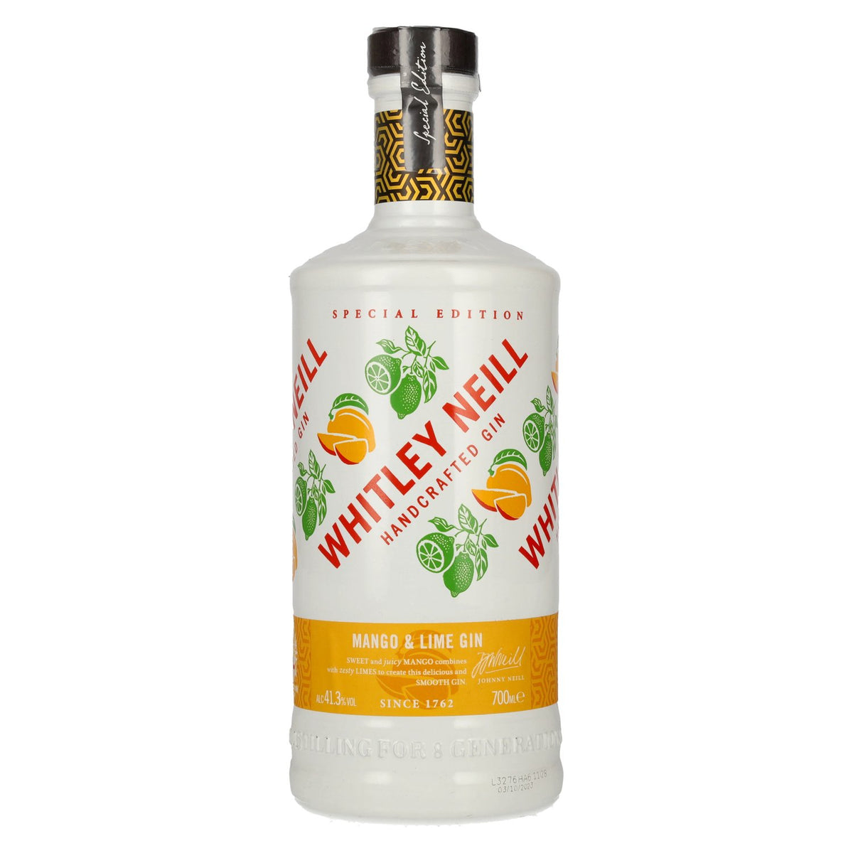Whitley Neill MANGO & LIME GIN Limited Edition 41.3% Vol. 0.7l