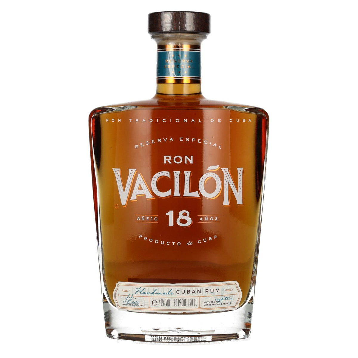 Ron Vacilón RESERVA ESPECIAL Aged 18 Years Rum 40% Vol. 0.7l