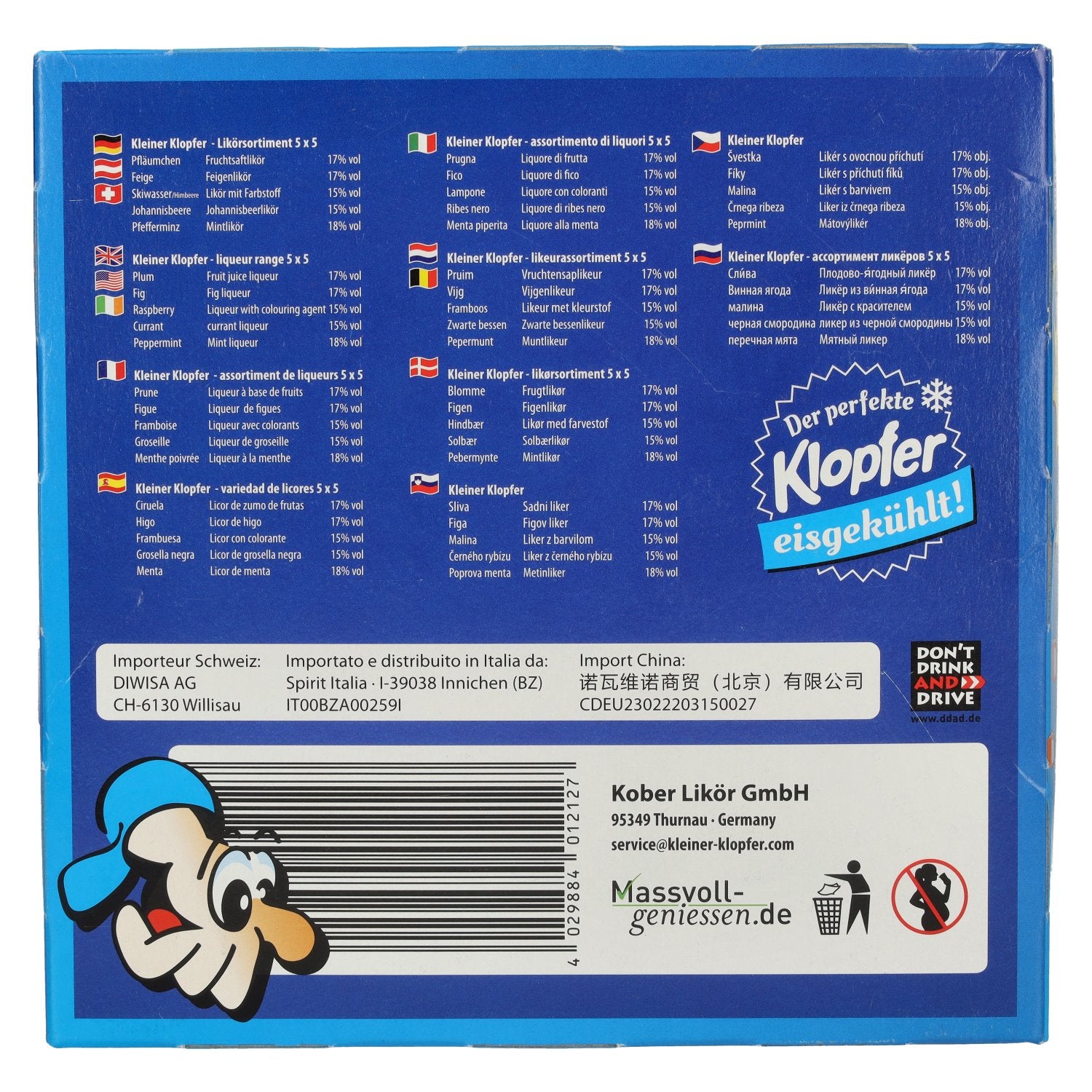 Kleiner Klopfer Après Ski Mix 16.4% Vol. 25x0.02L