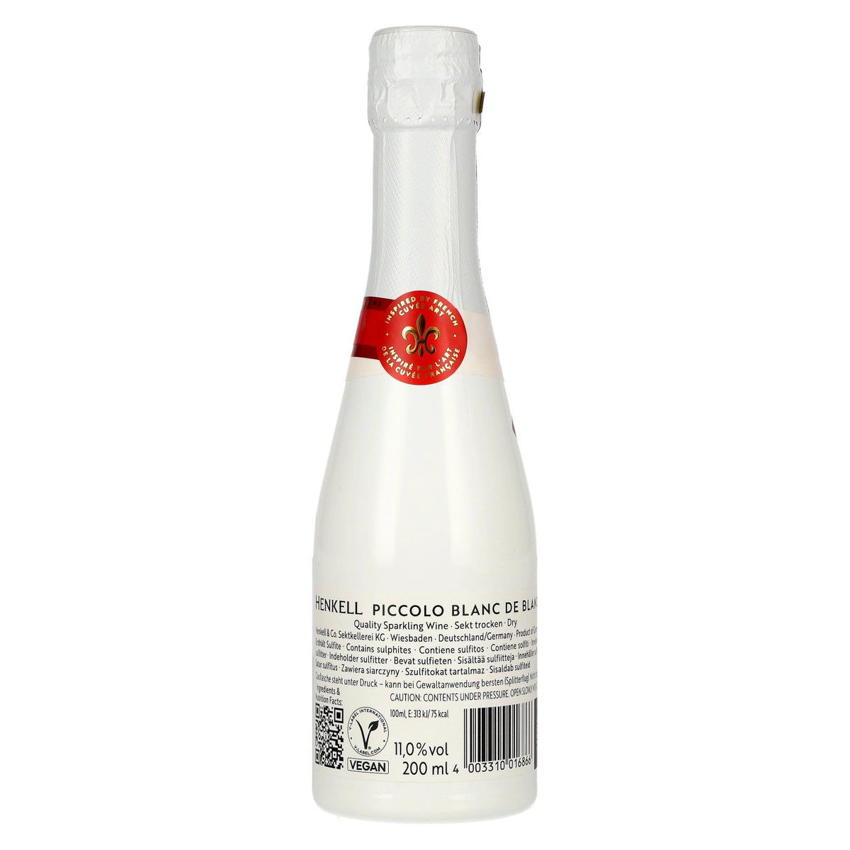 Henkell Blanc de Blancs Dry-Sec Piccolo 11% Vol. 0,2l