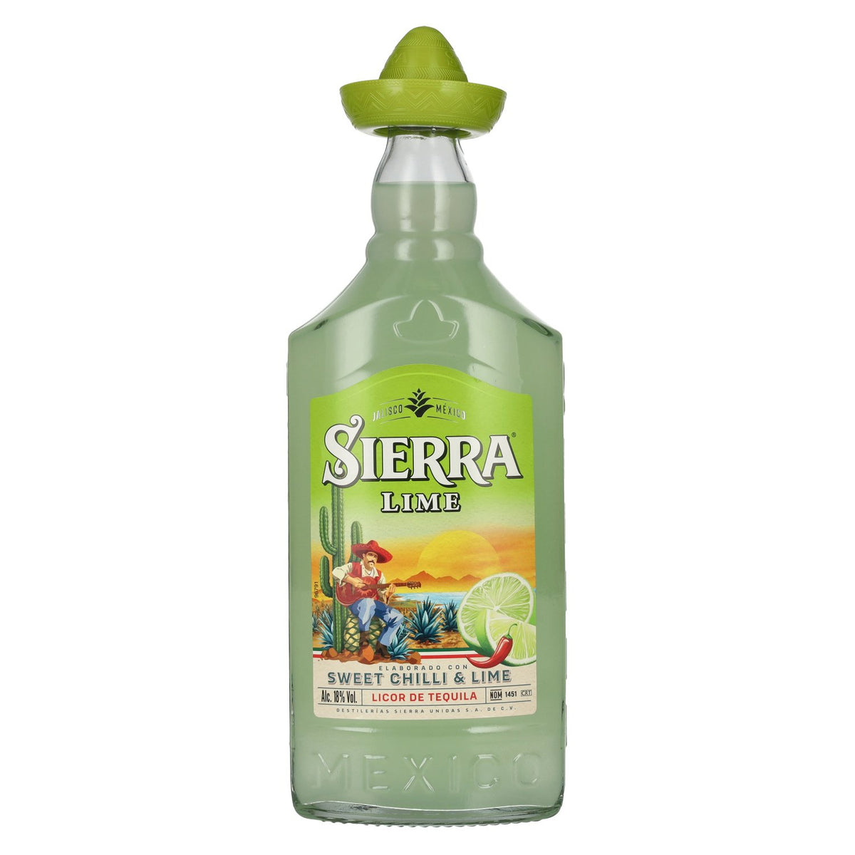 Sierra Lime Tequila Liqueur 18% Vol. 0.7l