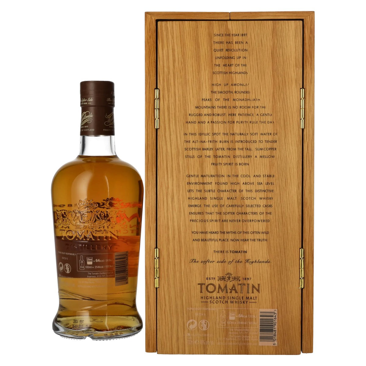 Tomatin 30 Years Old Highland Single Malt Scotch Whisky 46% Vol. 0.7l in Wooden Box