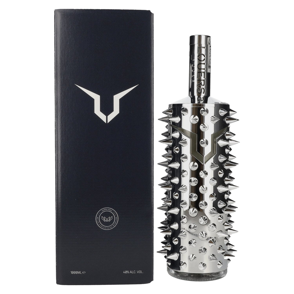 Louers Vodka 40% Vol. 1l in Geschenkbox mit LED Lichtsticker