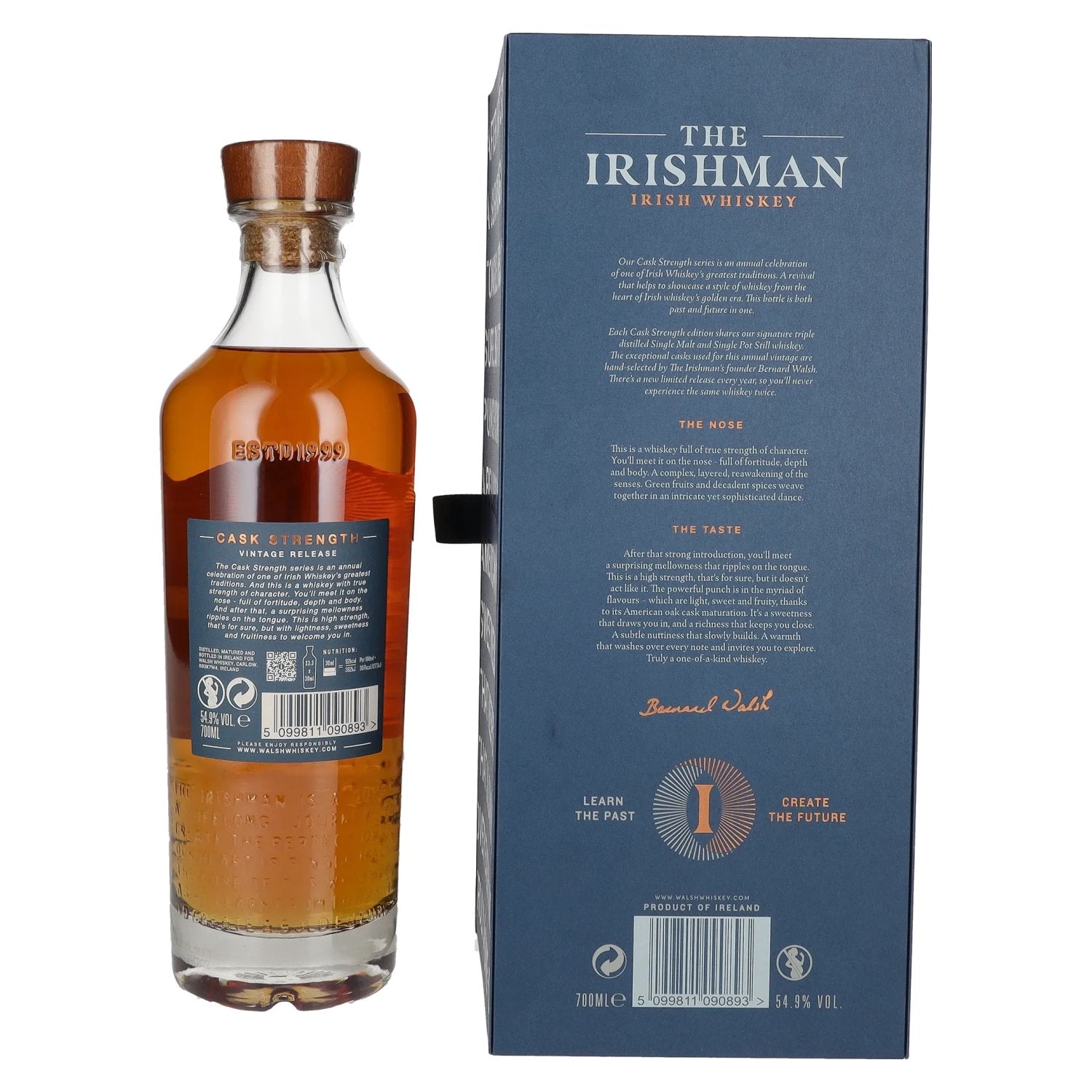 The Irishman Irish Whiskey Cask Strength Limited Edition Release 2022 54,9% Vol. 0,7l in Geschenkbox