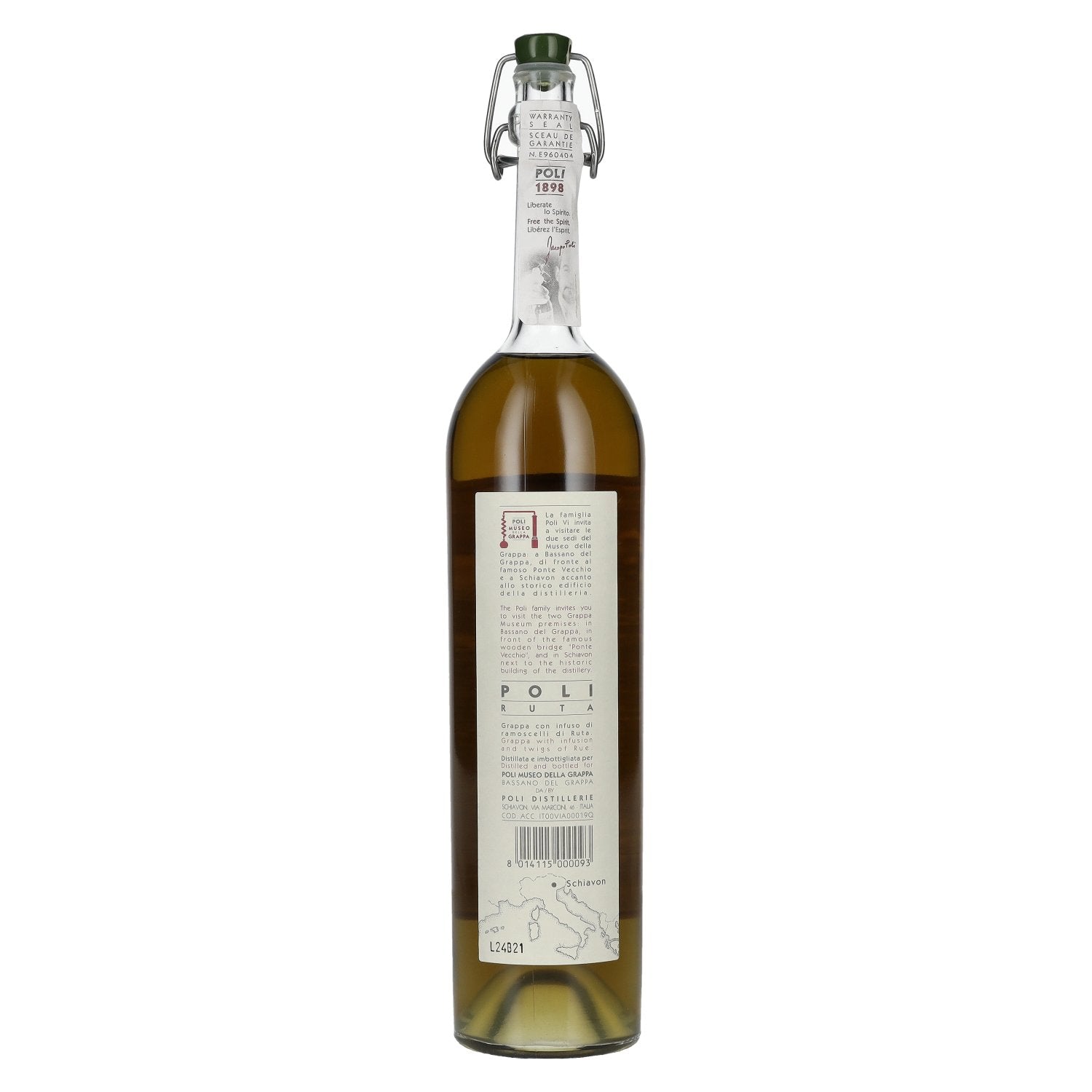 Poli Grappa Ruta 40% Vol. 0,5l