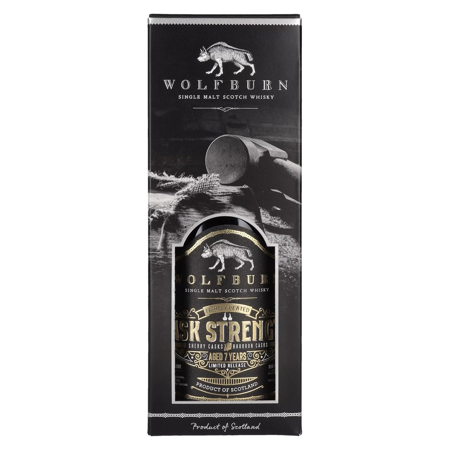 Wolfburn 7 Years Old Single Malt CASK STRENGTH Father's Day Edition 58,2% Vol. 0,7l in Geschenkbox