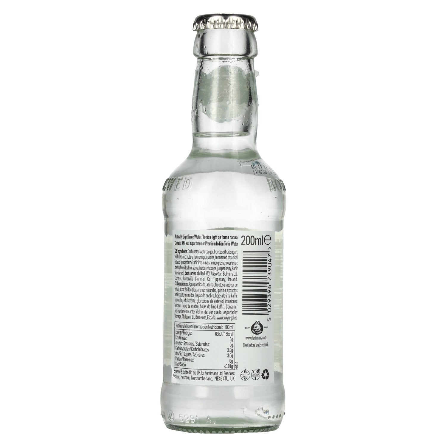 Fentimans NATURALLY LIGHT Tonic Water 6x4x0,2l