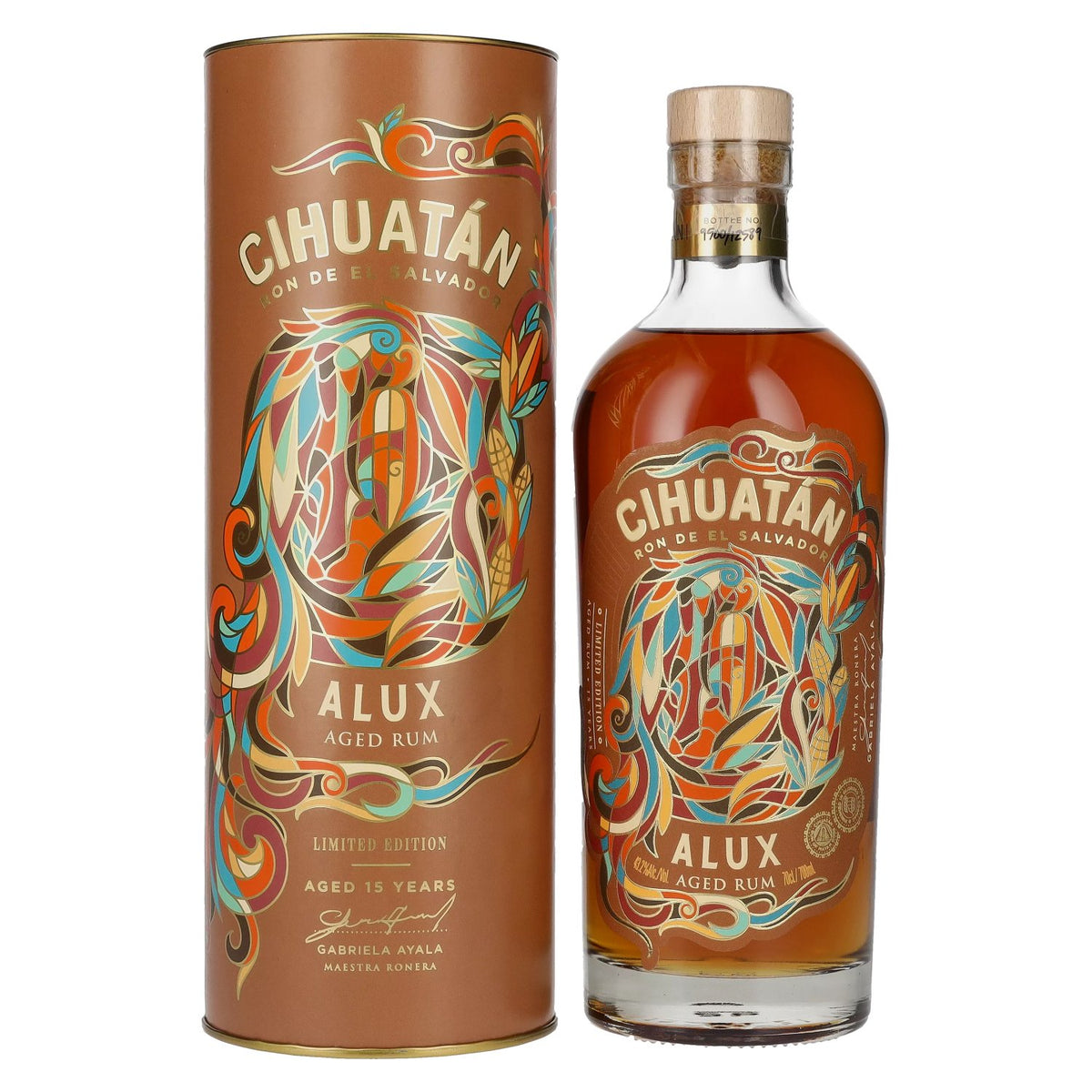 Cihuatán 15 Alux Aged Rum Limited Edition 43.2% Vol. 0.7l in Gift Box