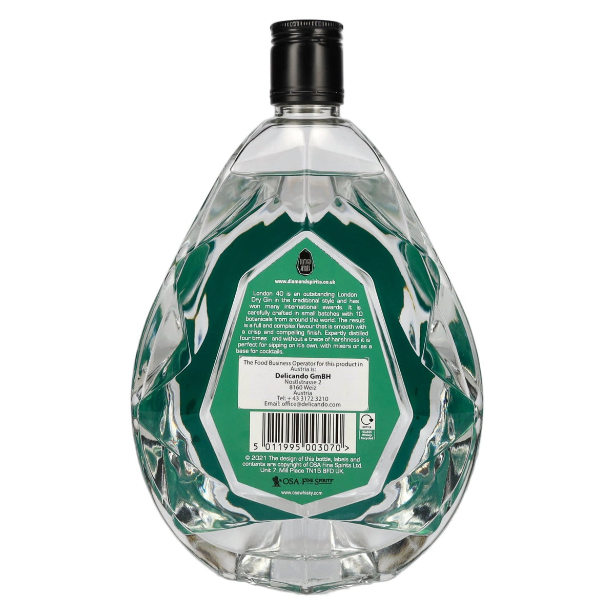 London 40 London Dry Gin 40% Vol. 0,7l
