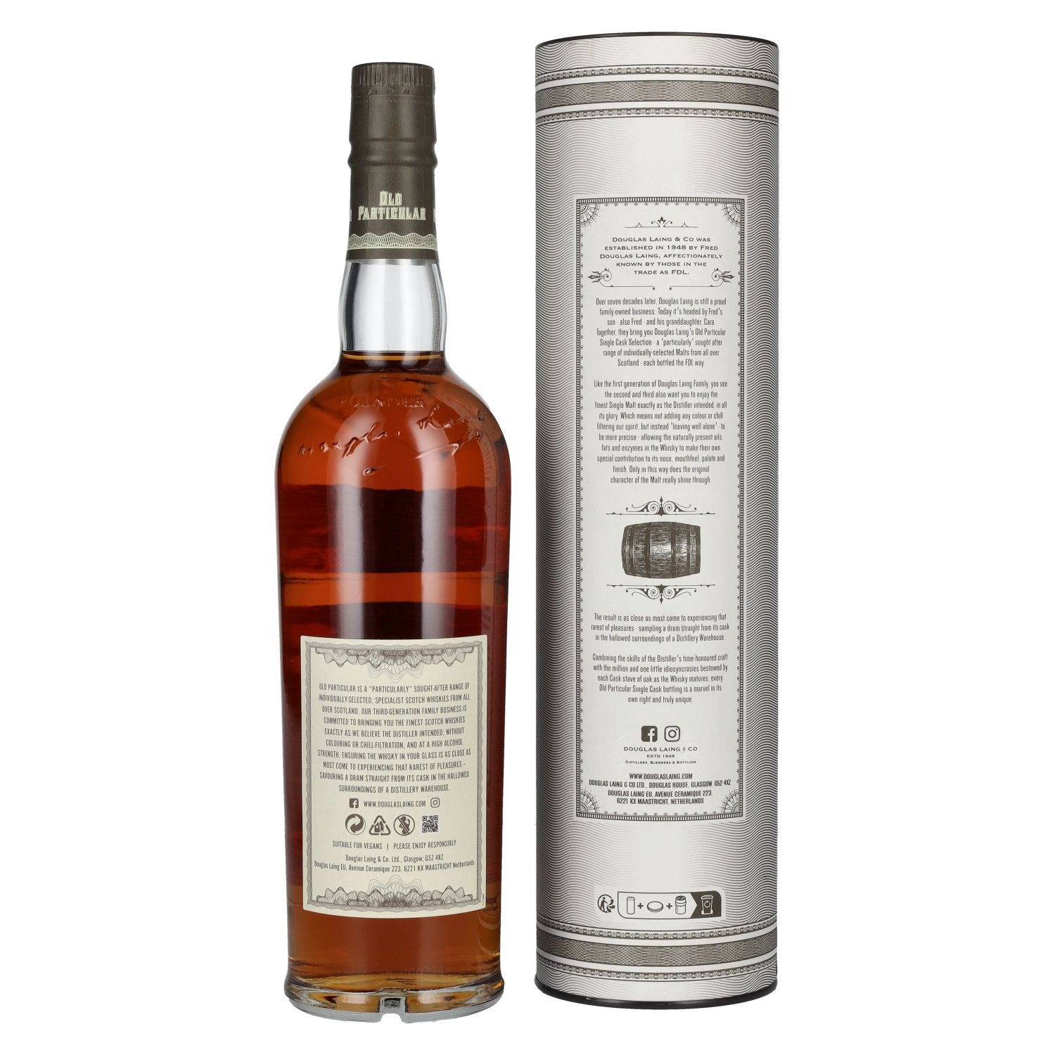 Douglas Laing OLD PARTICULAR Caol Ila 9 Years Old Single Cask Malt 2015 56.8% Vol. 0.7L in Gift Box