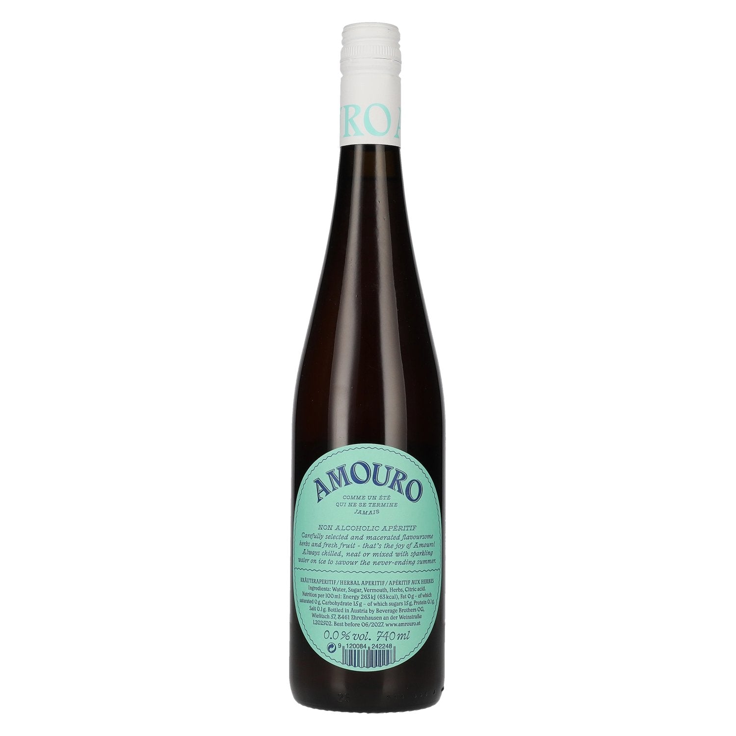 AMOURO Apéritif aux herbes Alkoholfrei 0,74l