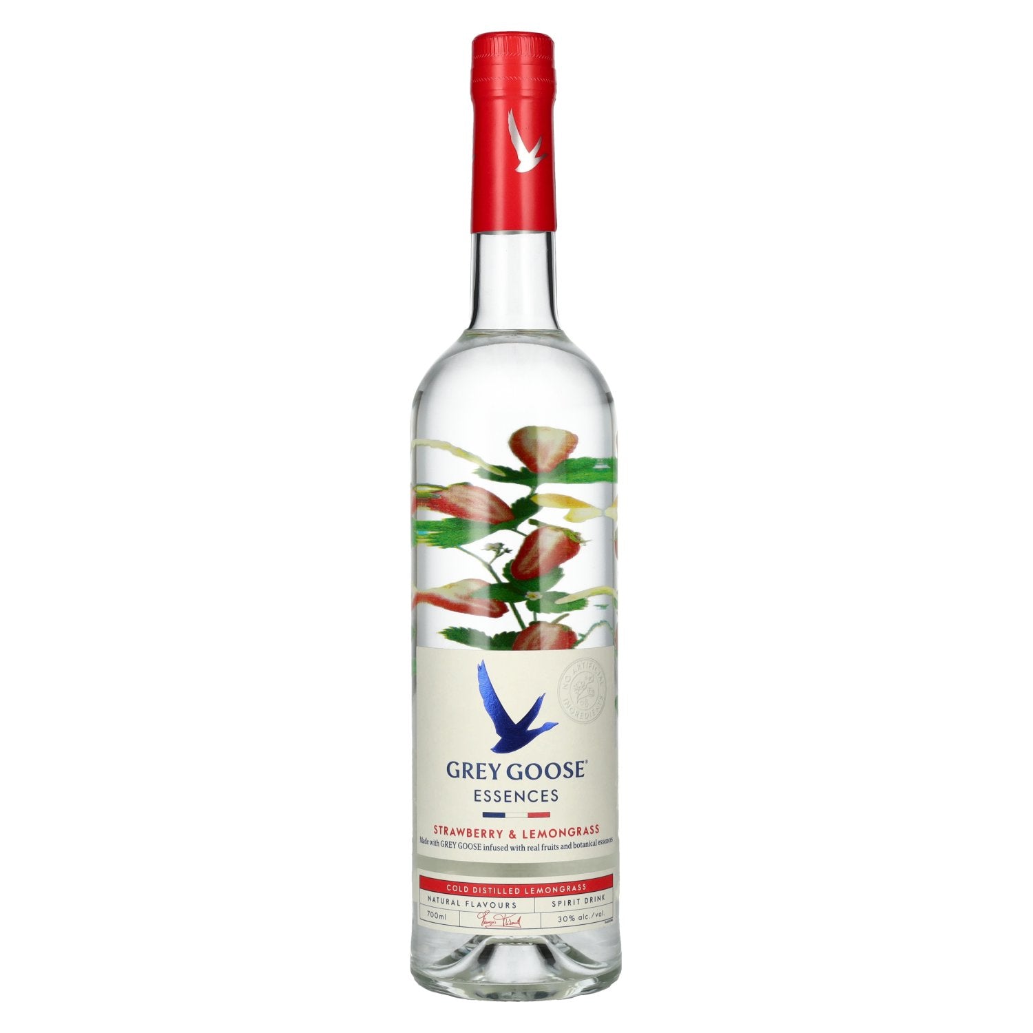 Grey Goose Essences STRAWBERRY & LEMONGRASS Flavored Vodka 30% Vol. 0.7l