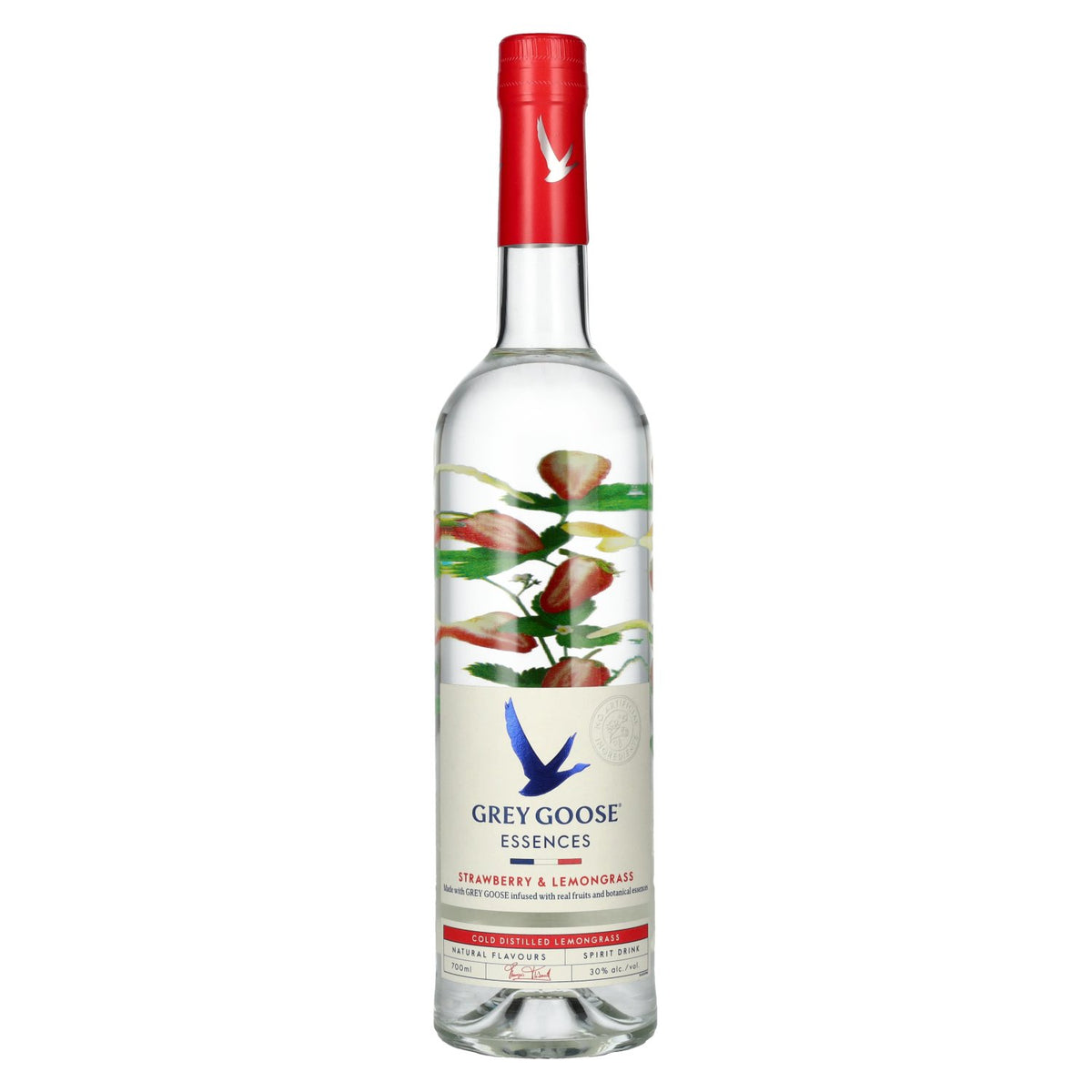 Grey Goose Essences STRAWBERRY & LEMONGRASS Flavored Vodka 30% Vol. 0,7l