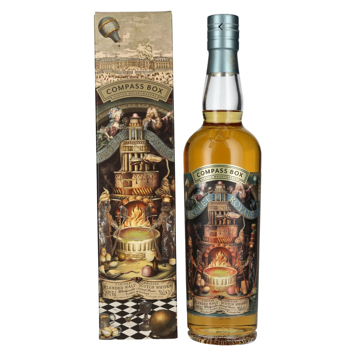Compass Box BRÛLÉE ROYALE Blended Malt Scotch Whisky 49% Vol. 0.7l in Gift Box