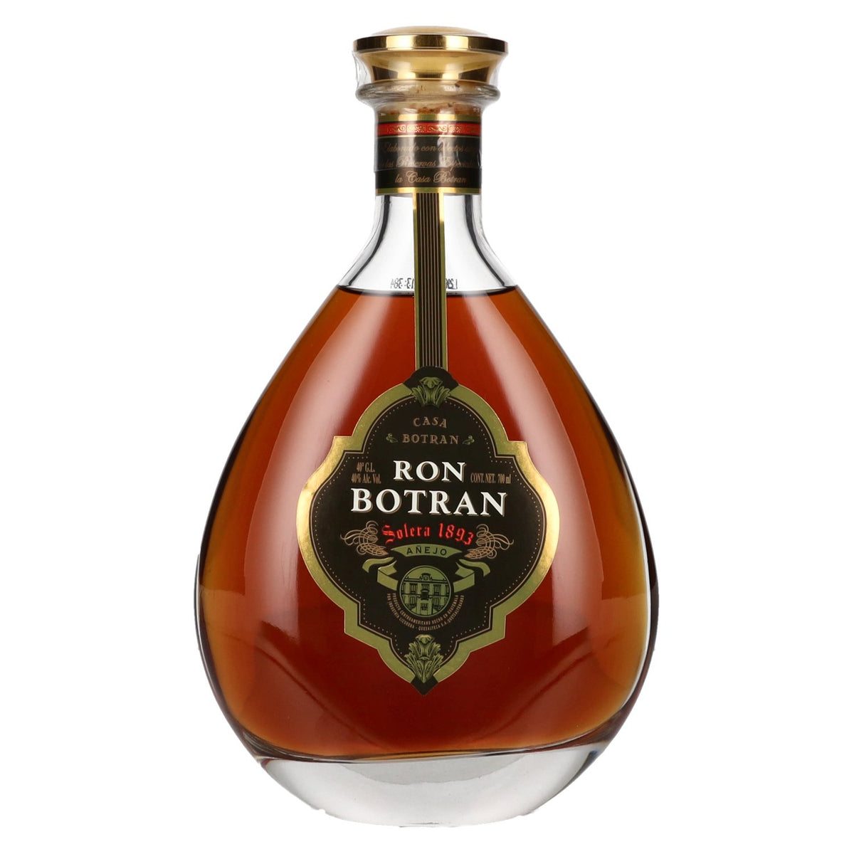 Botran Ron Solera 1893 Añejo Decanter 40% vol. 0.7 l