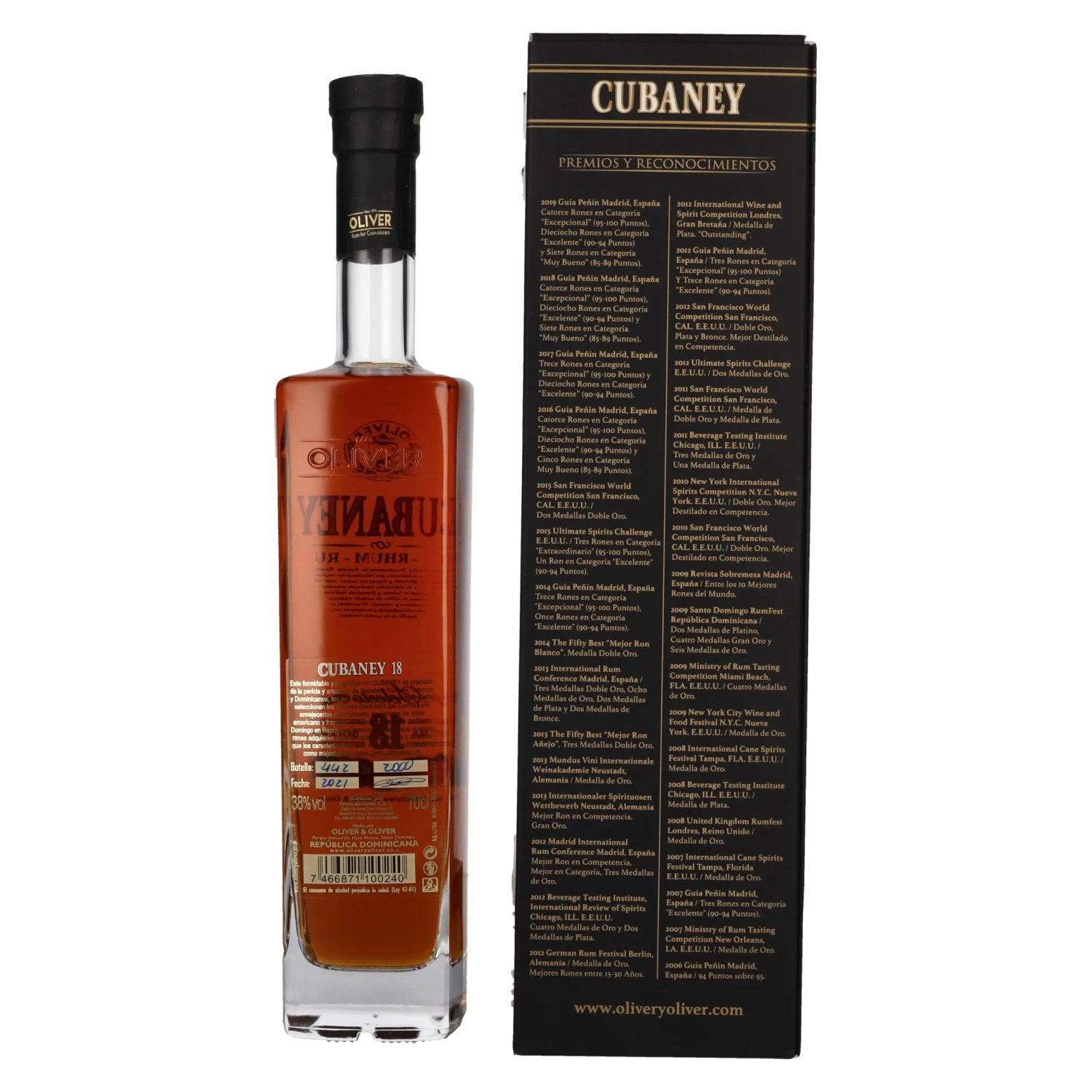 Ron Cubaney SELECTO 18 Solera System 38% Vol. 0.7l in gift box