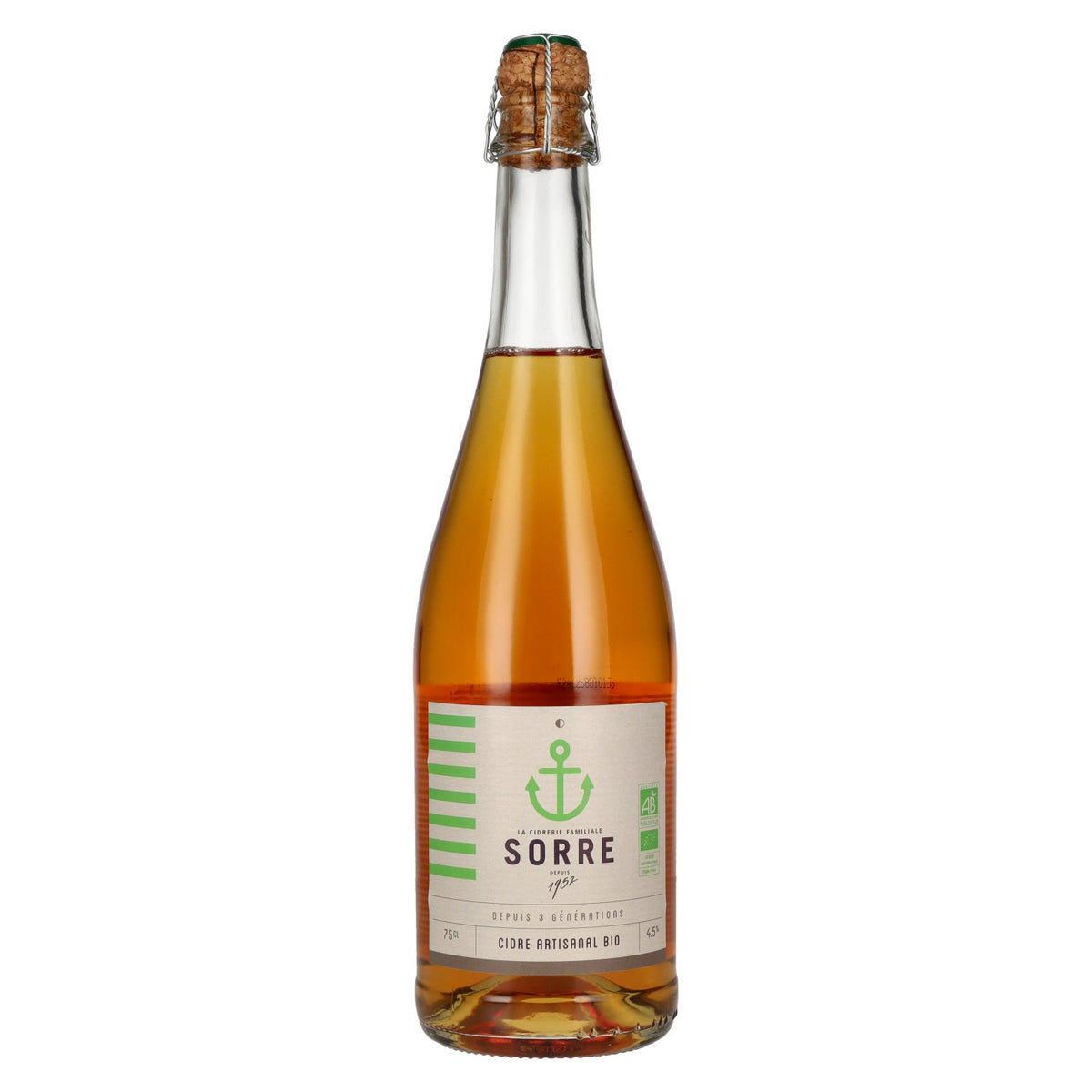 Sorre Organic Artisanal Cider 4.5% Vol. 0.75l
