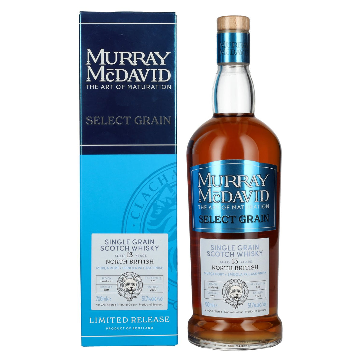 Murray McDavid BENCHMARK 13 Years Old NORTH BRITISH Port & PX Cask Finish 2011 51.7% Vol. 0.7l in gift box