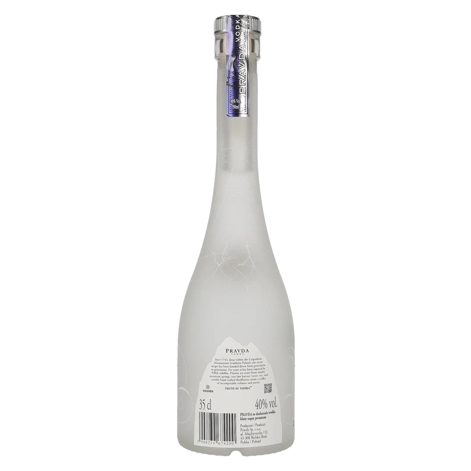Pravda Vodka 40% Vol. 0.35l