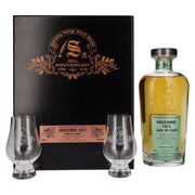Signatory Vintage MOSSTOWIE 45 Years Old 30th ANNIVERSARY 1973 51,6% Vol. 0,7l in Holzkiste mit 2 Gläsern