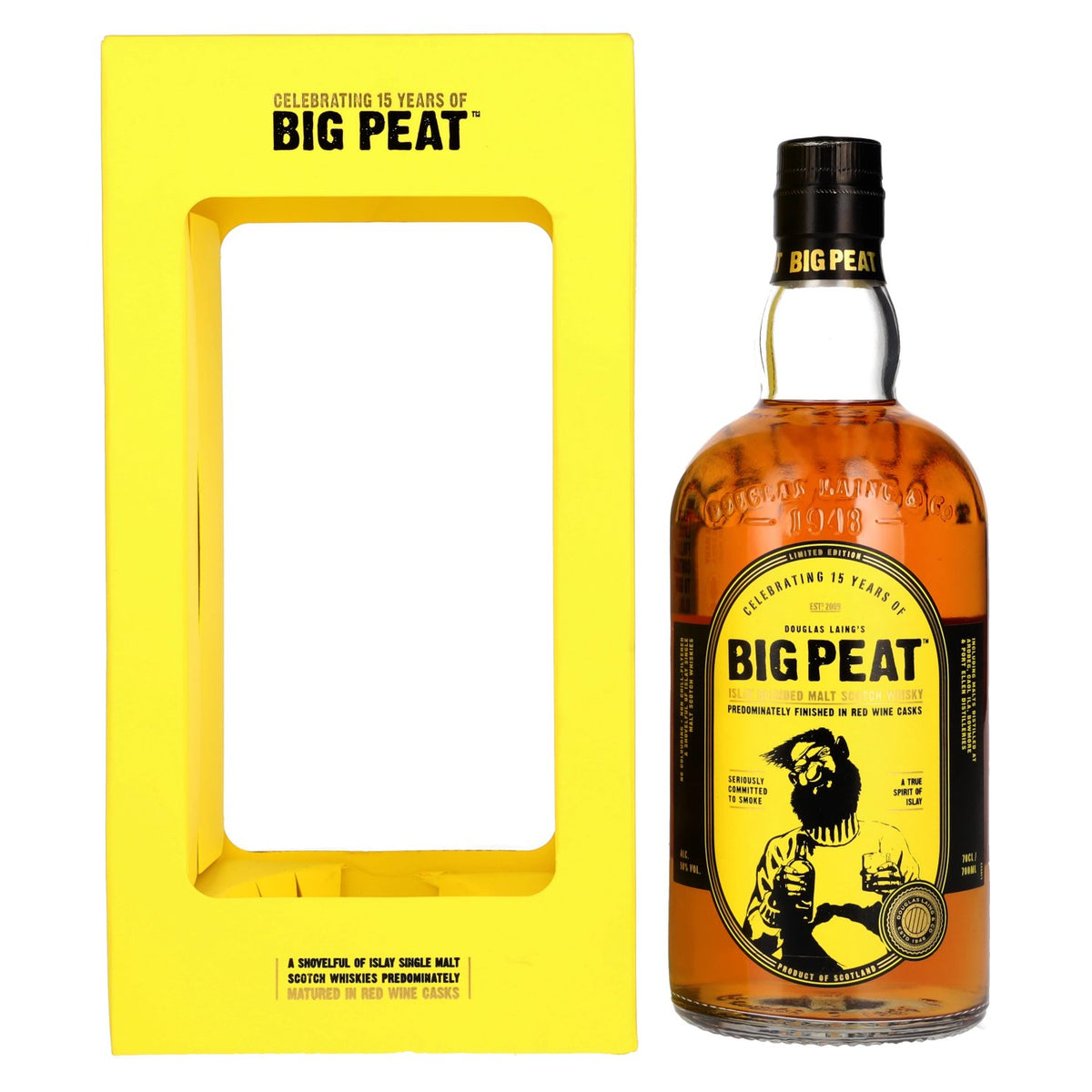 Douglas Laing BIG PEAT Islay Blended Malt Scotch 15th Anniversary Edition 50% Vol. 0,7l in Geschenkbox