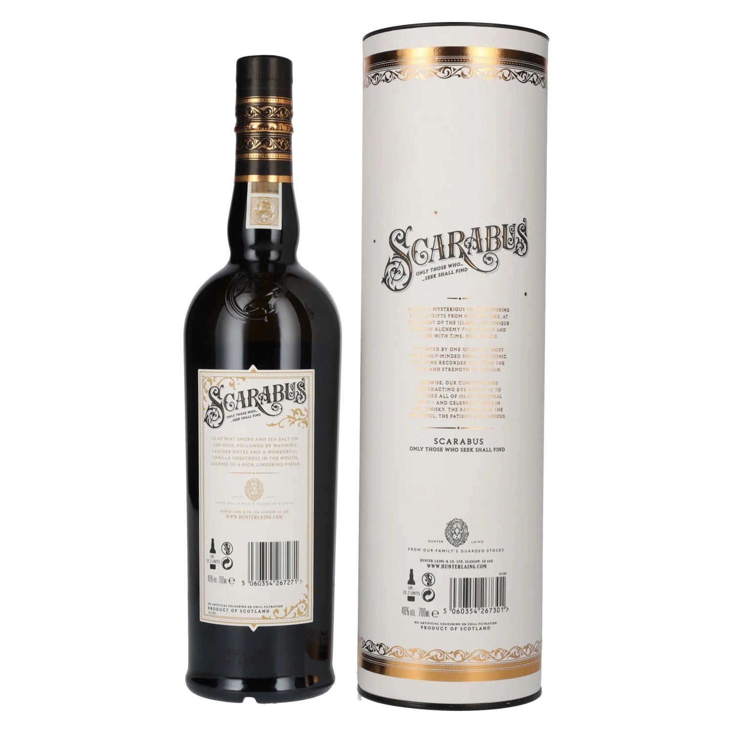 Hunter Laing SCARABUS Islay Single Malt Specially Selected 46% Vol. 0.7L in Gift Box