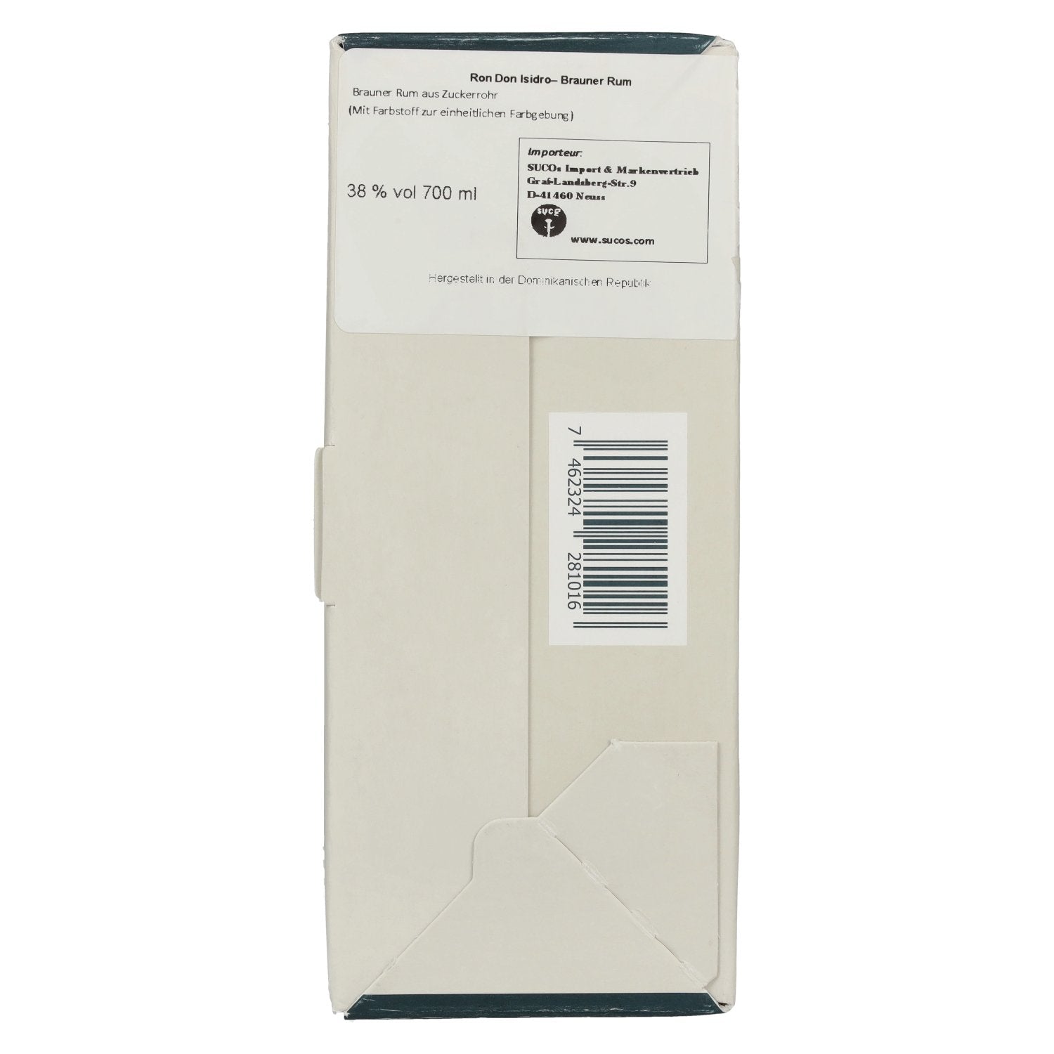 Don Isidro Selección Familiar Ron Dominicano 38% Vol. 0,7l in Geschenkbox