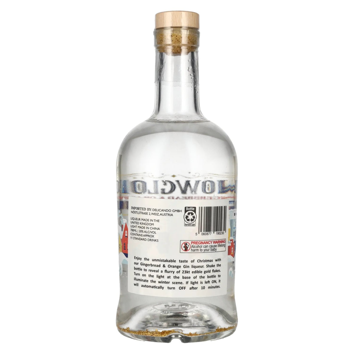 Snowglobe Orange & Gingerbread Gin Liqueur 20% Vol. 0,7l